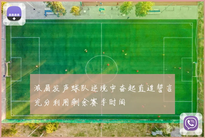 浓眉发声球队逆境中奋起直追誓言充分利用剩余赛季时间